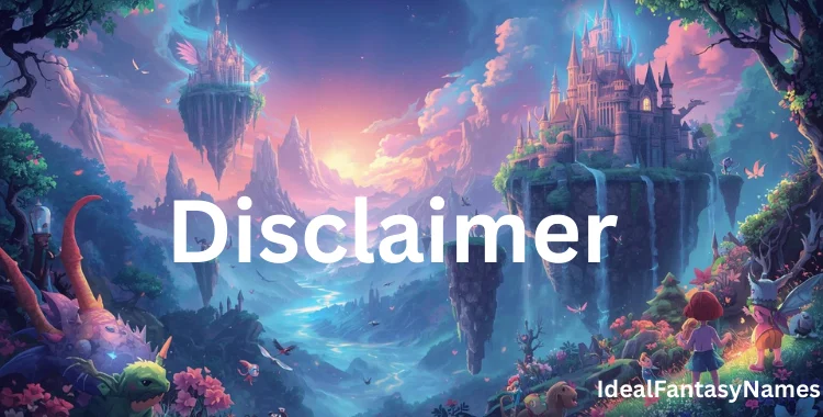 Disclaimer Disclaimer
