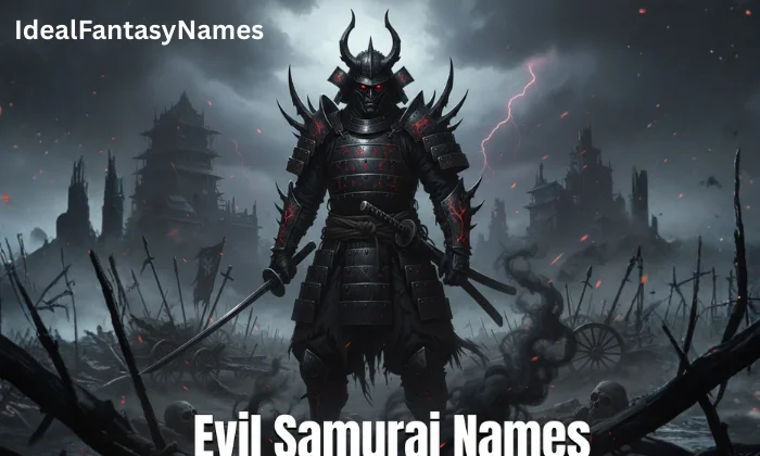 Evil Samurai Names Evil Samurai Names