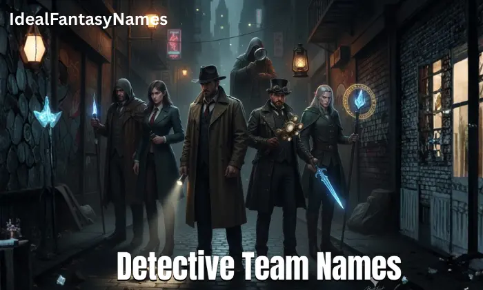 Detective Team Names Detective Team Names