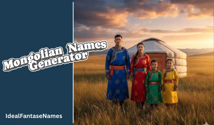 Mongolian Names Generator