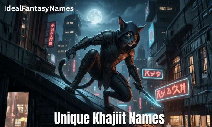 Unique Khajiit Names