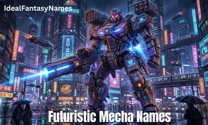 Futuristic Mecha Names