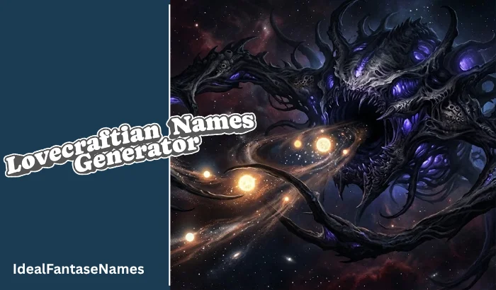 Lovecraftian Names Generator