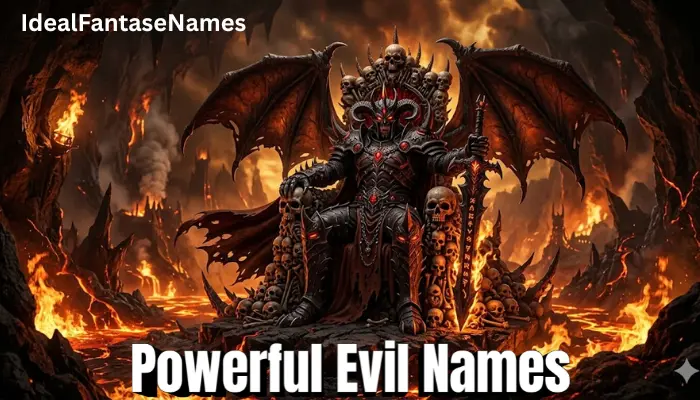 Powerful Evil Names Powerful Evil Names