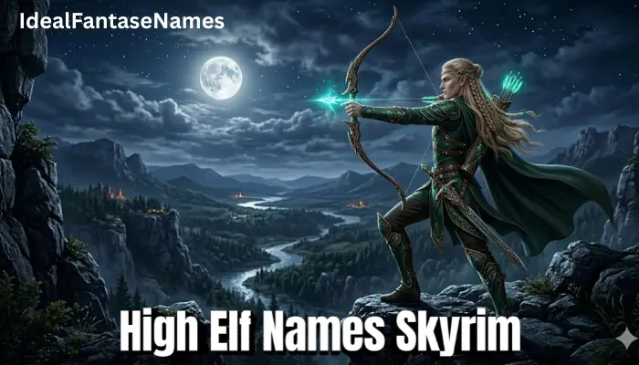 High Elf Names Skyrim