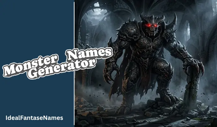 Monster Names Generator