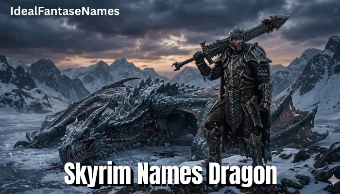 Skyrim Names Dragon