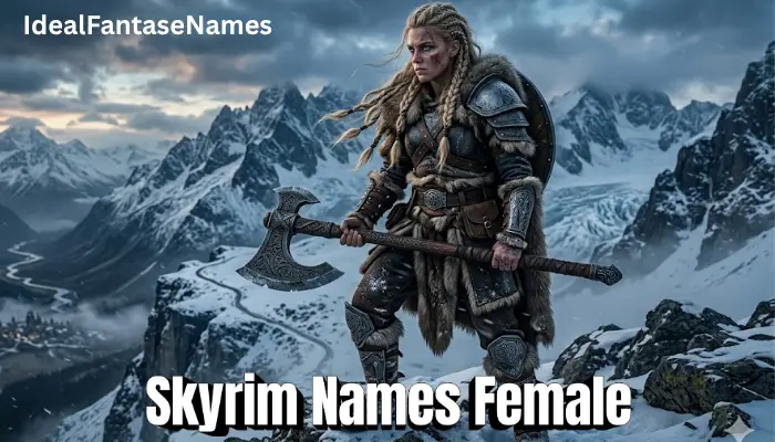 Skyrim Names Female