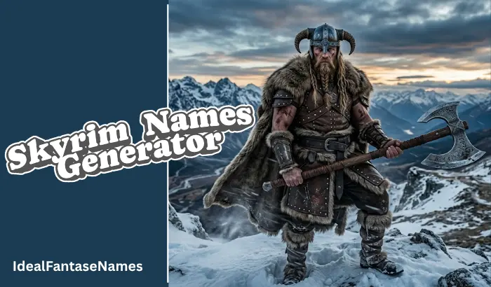 Skyrim Names Generator
