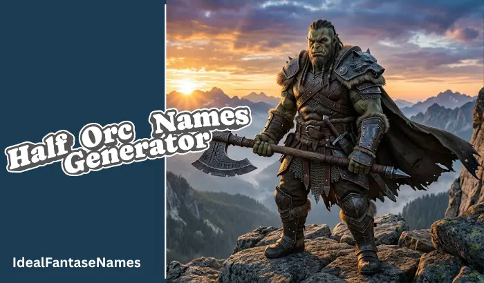Half Orc Names Generator