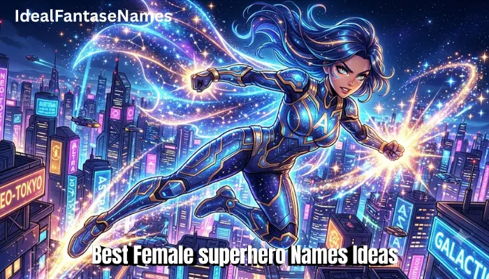 Best Female superhero Names Ideas