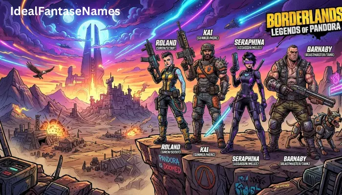 Borderlands Character Names Borderlands Character Names