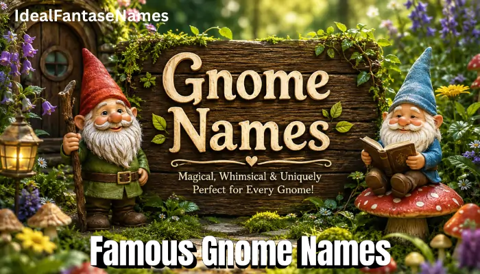 Famous Gnome Names Famous Gnome Names