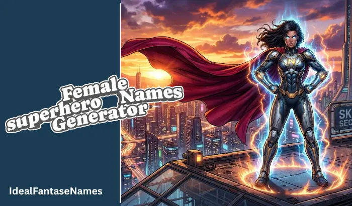 Female superhero Names Generator