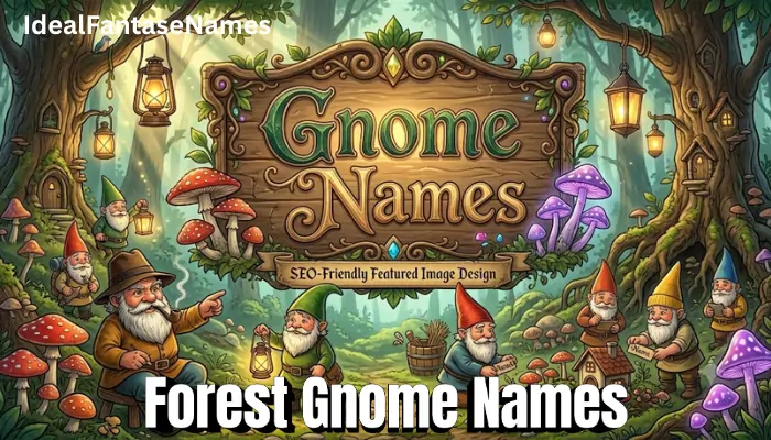 Forest Gnome Names Forest Gnome Names