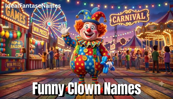 Funny Clown Names Funny Clown Names