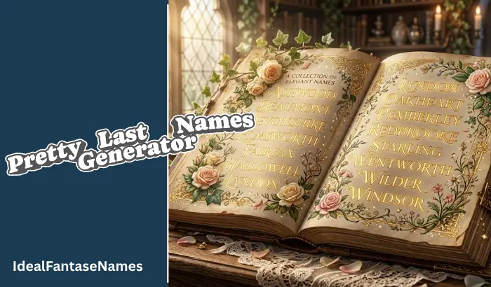 Pretty Last Names Generator Pretty Last Names Generator
