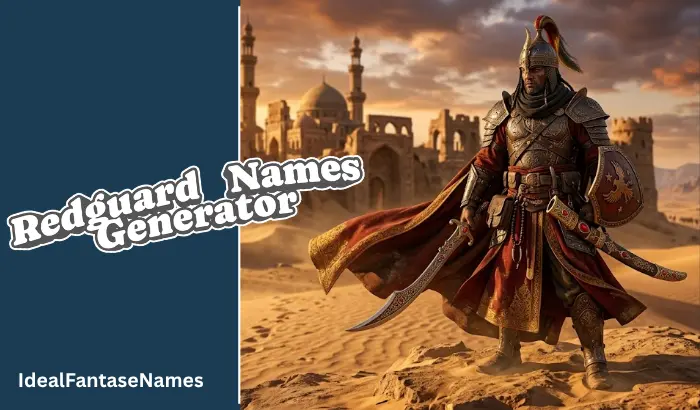 Redguard Names Generator