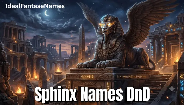 Sphinx Names DnD Sphinx Names DnD