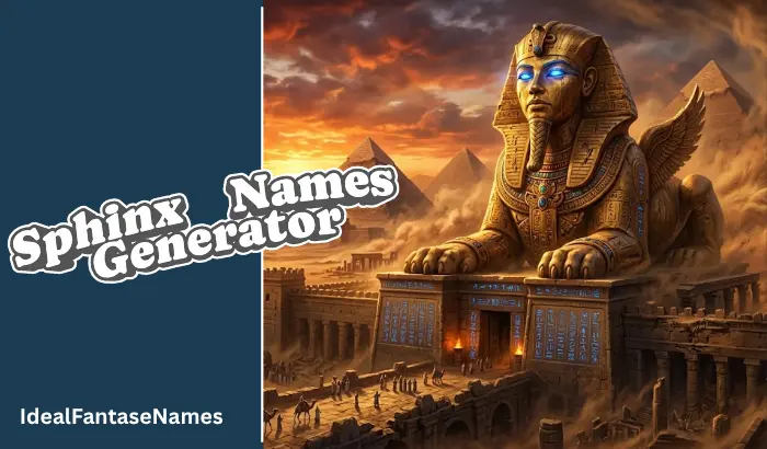 Sphinx Names Generator Sphinx Names Generator