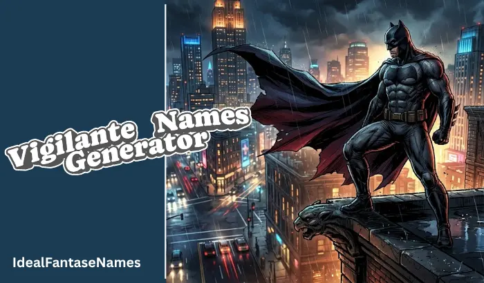 Vigilante Names Generator