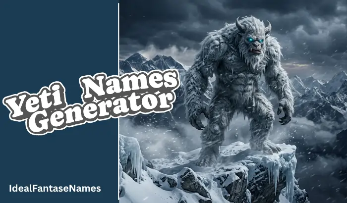 Yeti Names Generator Yeti Names Generator