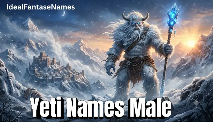 Yeti Names Male Yeti Names Male